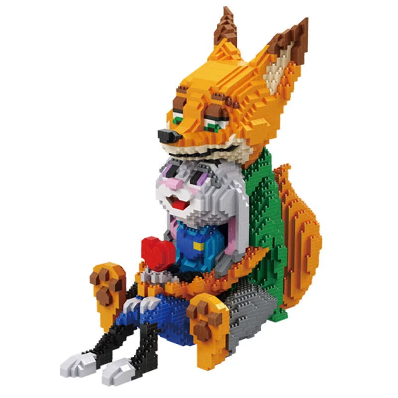 

blocks Nick Judy assembling diamond small particle building blocks 3 models diy model toys