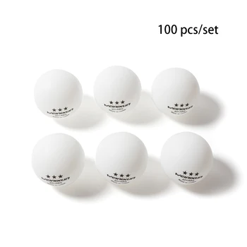 

100pcs Accessories Pong Practice High Elastic Indoor ABS Amateur Table Tennis Balls Gym Training 3-Stars 40mm Home Outdoor