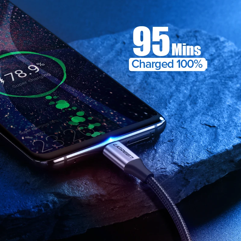 UGREEN kabel USB C typ C kabel ładujący do Xiaomi 11T Pro Samsung S21 kabel USB C przewód telefoniczny 3A QC3.0 USB typ C ładowarka 2 UGREEN kabel USB C typ C kabel ładujący do Xiaomi 11T Pro Samsung S21 kabel USB C przewód telefoniczny 3A QC3.0 USB typ C ładowarka 2