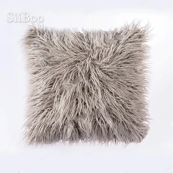 

Sofa decor 5colors long faux fur cushion cover car-covers pillow case cushion covers housse de coussin capa de almofada SP3459