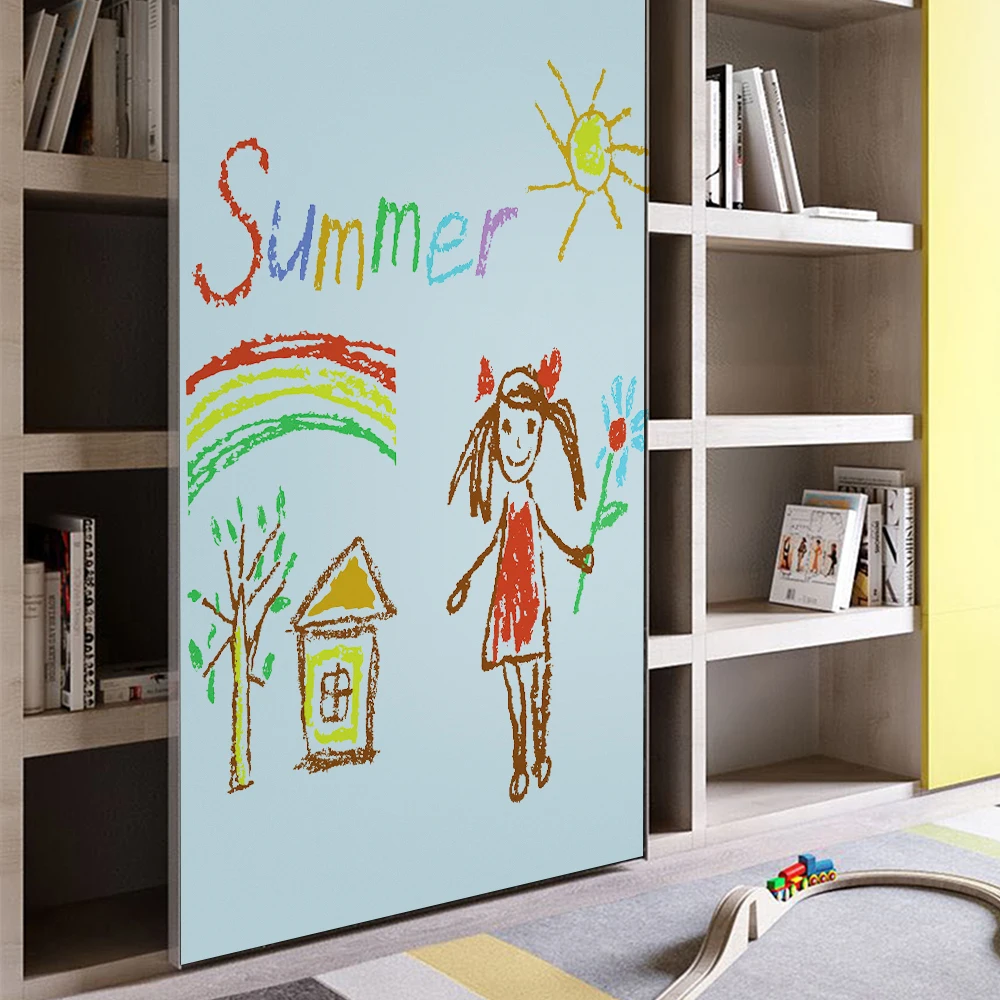 

Magnetic Drawing Board Large Chalkboard Blackboard Stickers for Baby Kids Painting Graffiti Erasable Doodle Boards Drawing Toys