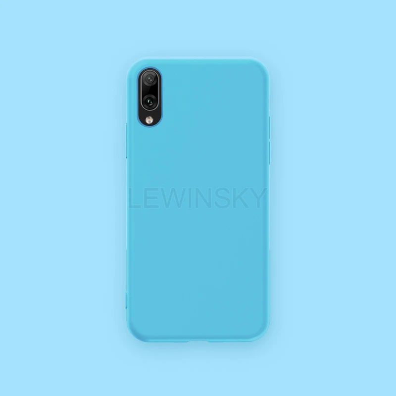 Силиконовый матовый чехол ярких цветов для Honor 9X9 10 lite 8X 8A View 20 7C 7A Pro Чехол из мягкого ТПУ Ультратонкий чехол для телефона
