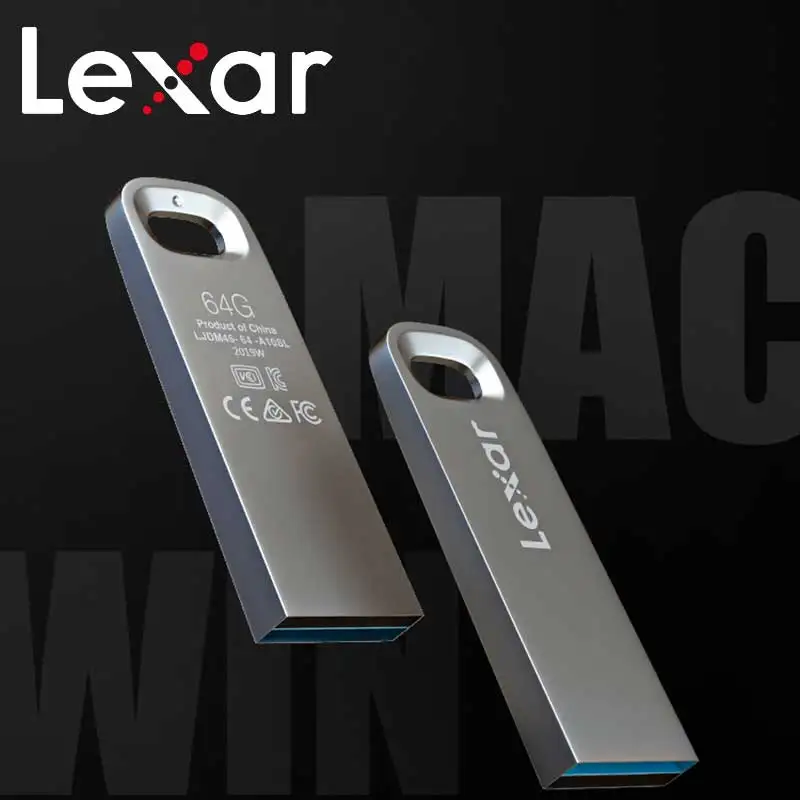 Lexar, металлический USB флеш-накопитель, 128 ГБ, USB 3,0, флеш-накопитель, 64 ГБ, флешка, 32 ГБ, usb, 16 ГБ, карта памяти, запоминающее устройство, u-диск