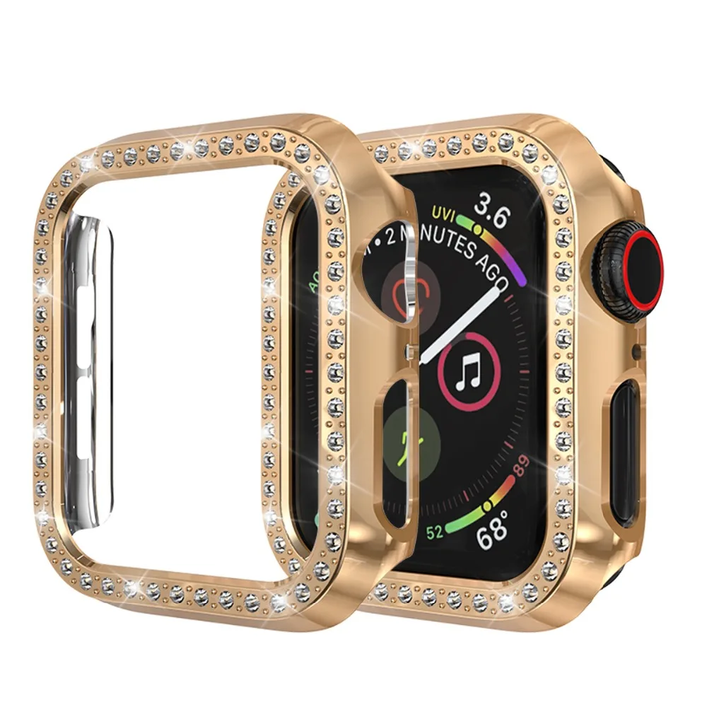 Защитный чехол для Apple Watch, версии 5/4/3/2/1 40 мм 44 расположен в городе дрель ПК Материал чехол s для наручных часов iWatch, версия 3, 2, 42 мм, 38 мм