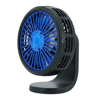 

Car USB Tuyere Instrument Small Fan Car Vehicle Air Vent Dashboard LED Aromatherapy 3 Wind Speed Cooling Air Fan