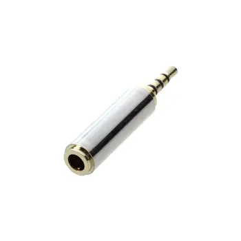 

Gold 2.5mm Male to 3.5mm Female Stereo Audio Headphone Adapter Converter Jack