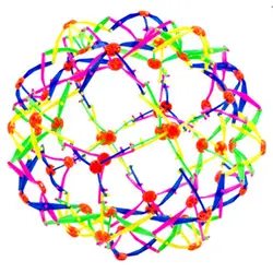 Brinquedos de alívio do estresse colorido bola inflável expansível bola mágica expansível respiração bola brinquedo esfera ansiedade brinquedos adequados