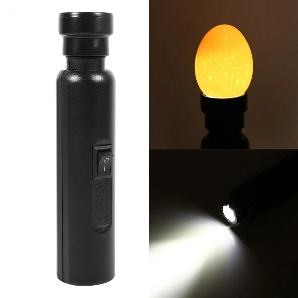 LED Light Egg Candler Tester Bright Cool LED Candling Lamp Auto Mini Lighting Incubator Tool for Experiment Exclusive