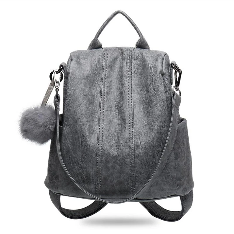 YILUNXI Черный Повседневный женский рюкзак из натуральной кожи, женская сумка на плечо, модный рюкзак на молнии для покупок, высокое качество, женские сумки - Цвет: color same as pictur