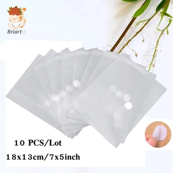 

10 Pcs/Lot 7x5in Strong Stick-up Storage bag Magic Sticker Package Used to Storage Cutting dies Rubber Clear Stamp Template etc.