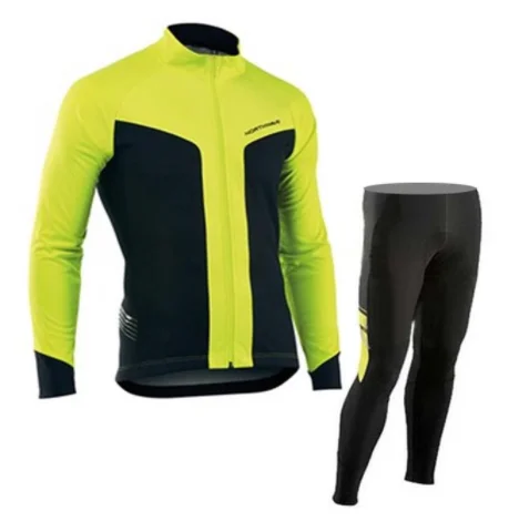Джерси для велоспорта Pro Team NW Hombre Ropa Ciclismo Northwave весна/осень комплект с длинными рукавами для велоспорта Одежда для горного велосипеда - Цвет: 9