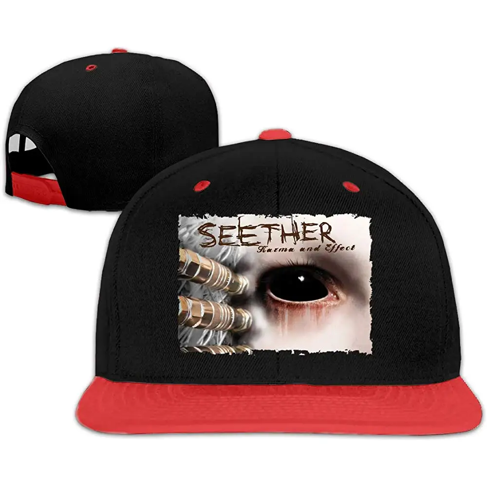 TSDFCSeether Группа Логотип музыкальной группы хип-хоп популярная бейсболка белая Регулируемая простая шляпа