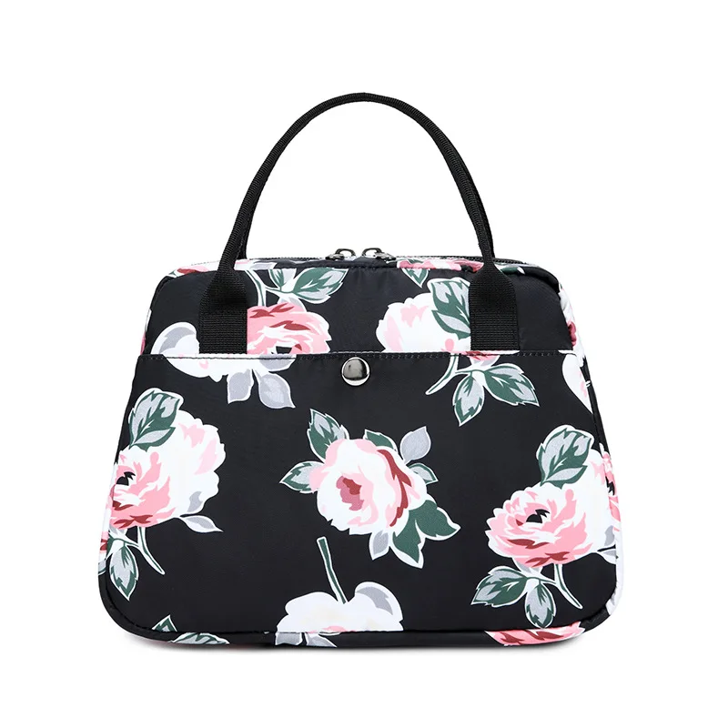 Стиль,, ручная сумка для обеда с принтом, водонепроницаемая сумка, женская сумка для покупок, сумка для переноски Bento Box, сумка для обеда