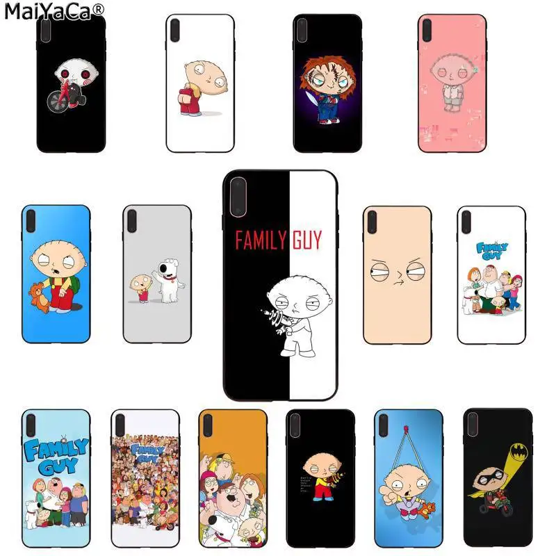 Роскошный чехол для телефона MaiYaCa FAMILY GUY с рисунком для Apple iphone 11 pro 8 7 66S Plus X XS MAX 5s SE XR, чехлы для мобильных телефонов