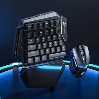 

GameSir Z2 Wireless Game Keyboard and Mouse Combo 2.4GHz Wireless & Bluetooth Gaming Keypad for Android Phone and Windows PC
