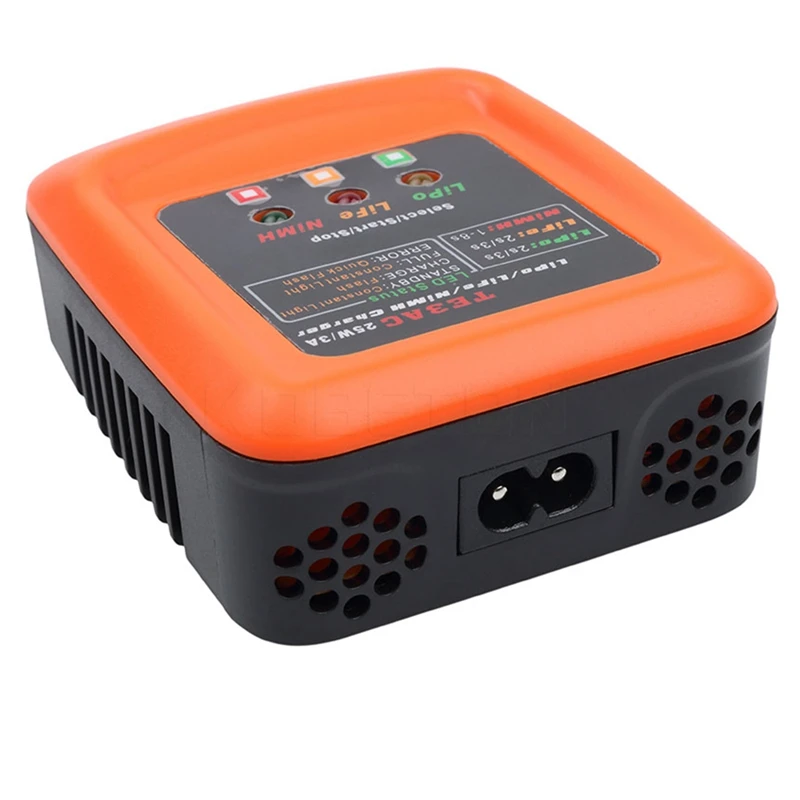 Te3Ac 25 W/3A профессиональное зарядное устройство для 2S 3S Lipo/2 S 3S Life/1-8 S Nimh батарея(штепсельная Вилка европейского стандарта