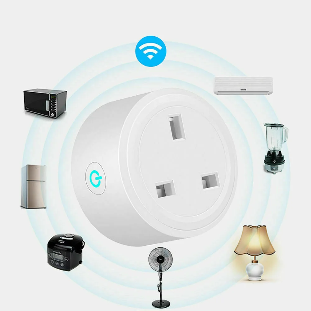 Assistant Homekit мини IFTT Wifi умная розетка Великобритания США розетка дом адаптер для Amazon Alexa Echo Google
