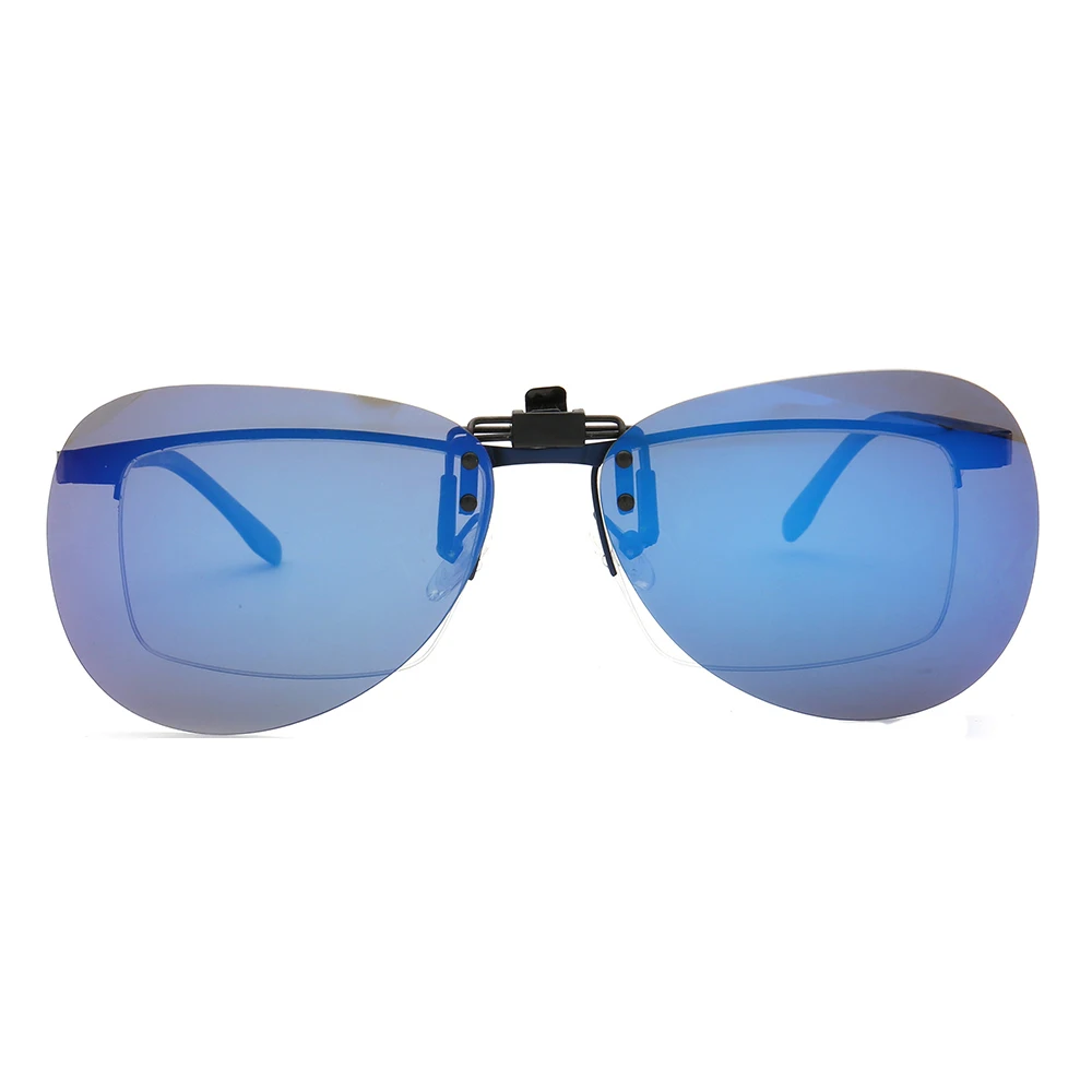 

Clip On Polarized Round Sunglass Lenses Clip Flip Up Lenses Men Women Fashion UV Protection classic portable carry case sunglass
