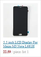 Сенсорный экран для Meizu M5/Meilan 5 M5 Note/Meilan Note 5 сенсорная панель стекло сенсор дигитайзер Запасные части для мобильного телефона