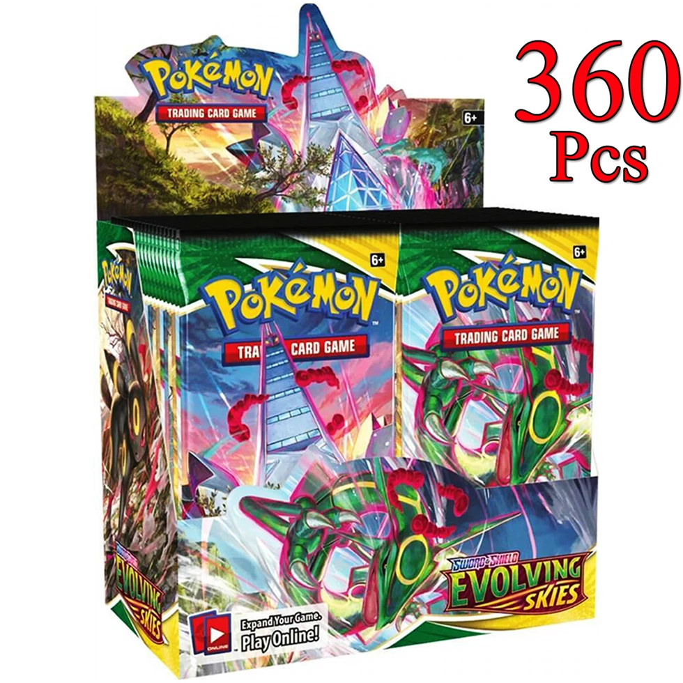 Карты Pokemon TCG: сияющие Fates Booster Box 360/324 шт. карта для продажи игра коллекционные