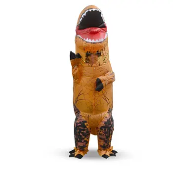 

Halloween Christmas Dinosaur Inflatable Suit Tyrannosaurus Wreck Inflatable Clothing Cosplay Performance Costume Child Adult