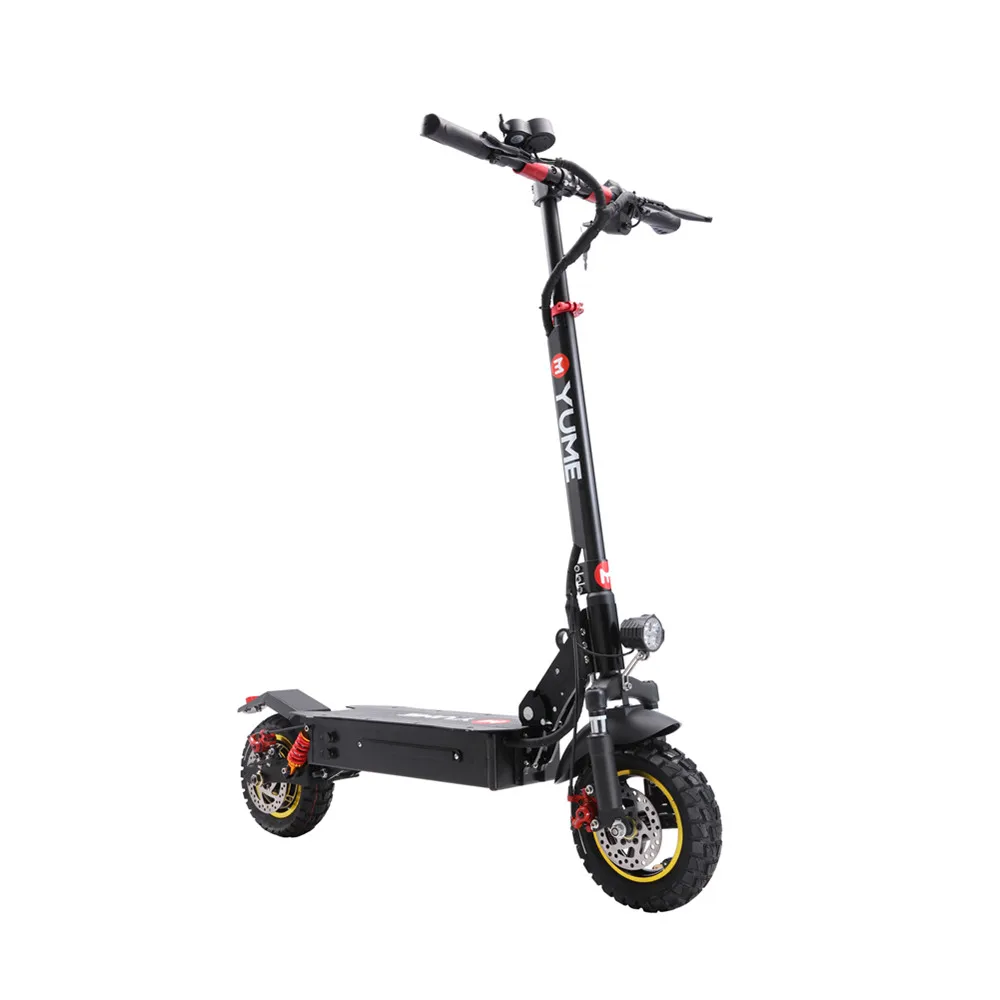 

2020 New YUME S10 48V 800W Off Road Folding Electric Scooter 10inch 45km/h Top Speed 45-50km Range Max Load 120kg E-Scooter