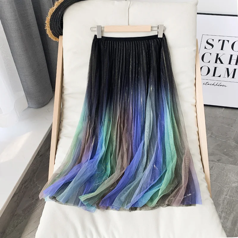 

Женская приталенная юбка с высокой талией, с эластичным поясом