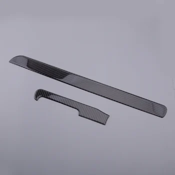 

Front Black Carbon Fiber Dashboard Center Console Trim Sticker Decor Fit for VW Golf 6 GTI 2008 2009 2010 2011 2012 LHD Only