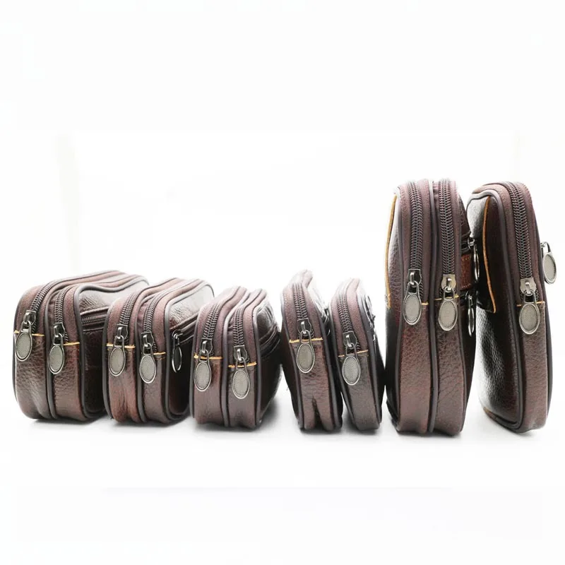 

Manet Manet New Style Trend Wallet Multi-functional Portable Men Cattle Leather Waist Bag Horizontal And Vertical-Outdoor Travel