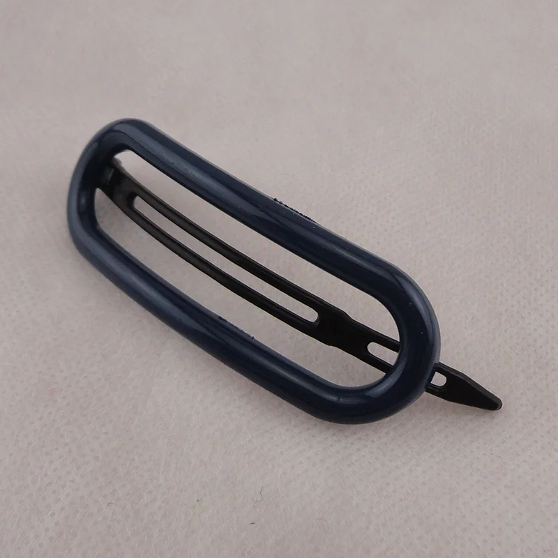 Navy hairpins 10 шт. 2,8 см* 9,0 см лесные цвета ажурное овальное Акриловые зажимы для волос для женщин девочек заколки для волос аксессуары для волос - Цвет: Navy hairpins