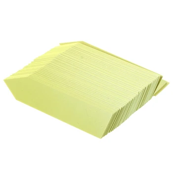 

100 Pcs Plastic Plant Seed Labels Pot Marker Nursery Garden Stake Tags 10cm x 2cm (yellow)