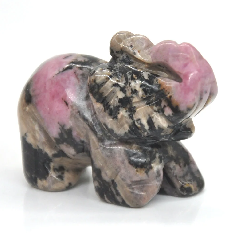 1.5" Cat Elephant Tortoise Rabbit Owl Frog Fish Bear Dog Horse Wolf Snake Statue Natural Healing Crystal Animal Stone Carving 
