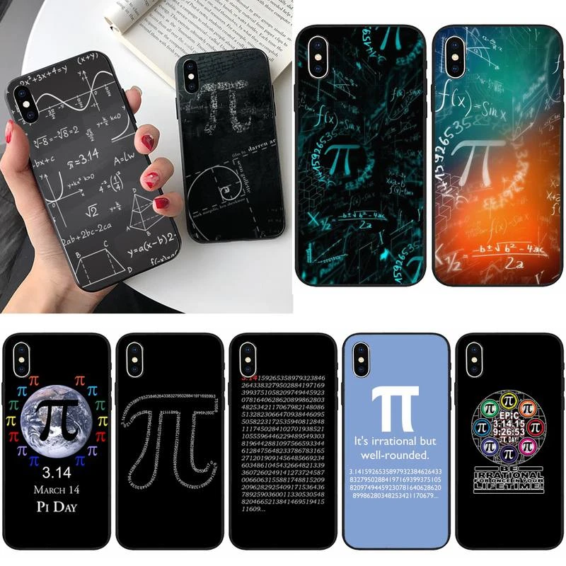 Math formula Pi Phone Case For iPhone 11 12 Mini 13 Pro XS Max X 8 7 6s Plus 5 SE XR Case iphone 11 Pro Max  case