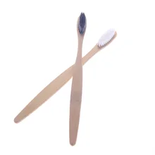 2 шт Прочный персональный здоровье экологичный Бамбук Зубная щетка для ухода за полостью рта Зубы эко мягкие средние Деревянные Зубные щетки