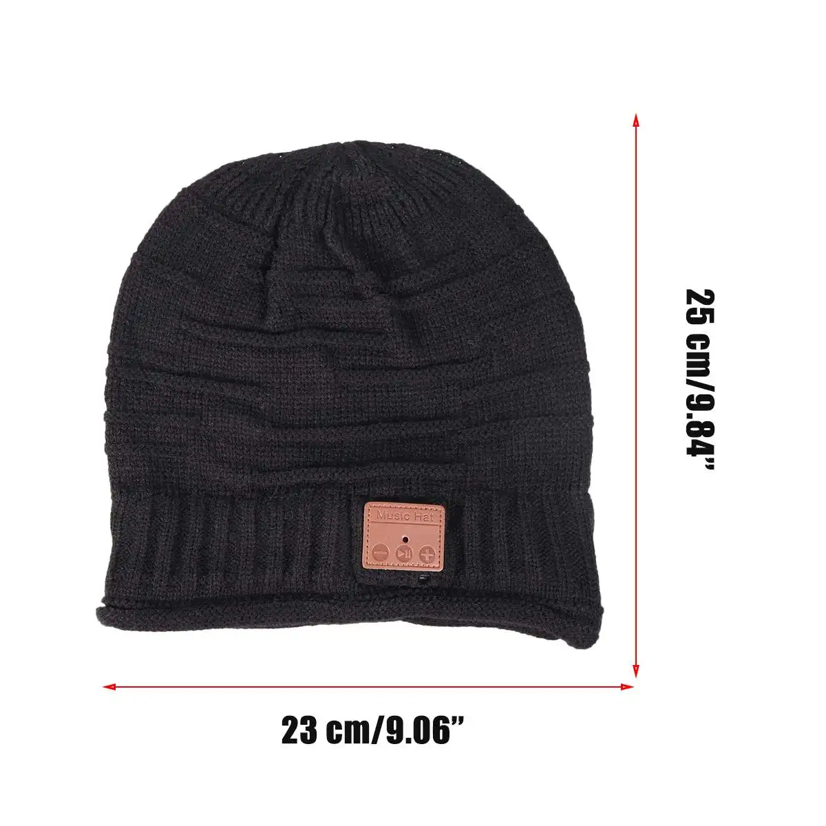 Wireless bluetooth Music Hat Cap bluetooth 5 0 Beanie Knitted Warm Hat Stereo Music Headphones with Mic Sport Knitted Hats