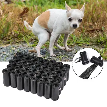 

480PCS Pet-Waste Dog Waste Bag with Dispenser Degradable Environmentally Friendly Odorless poop Bag Outdoor Clean