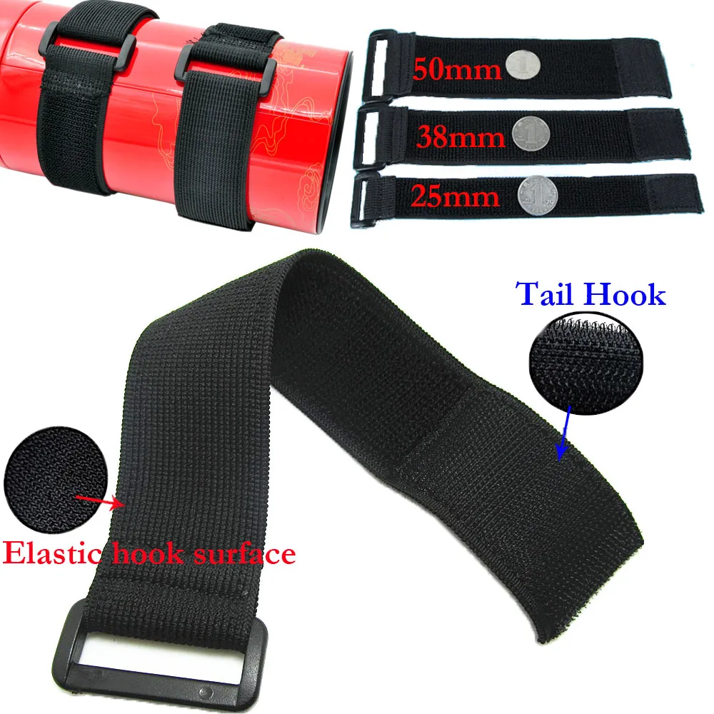 Description Picture 2 of itemCustomizable Elastic Reverse Buckle Magics Nylon Elastic Band Hook Loop Cable Ties Straps Sticky Fastener Tape липучки