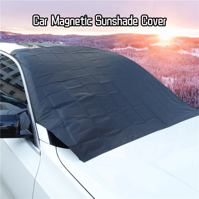 Housse de protection pare-brise de voiture, pare-brise Anti-neige, glace,  Anti-poussière, pare-soleil thermique - AliExpress