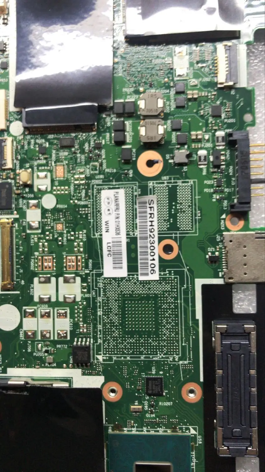 CT470 NM-A931 для lenovo Thinkpad T470 ноутбук FRU системной платы 01hw555 00UR443 01HW556 Процессор i7 6500U/6600 DDR4 тесты работы