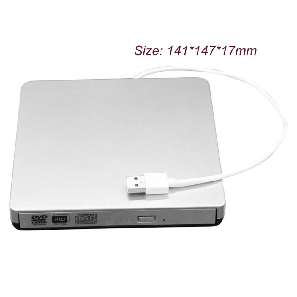 Внешний DVD RW Корпус чехол USB 2,0 Слот в DVD 12,7 мм IDE чехол для оптического привода ECD002