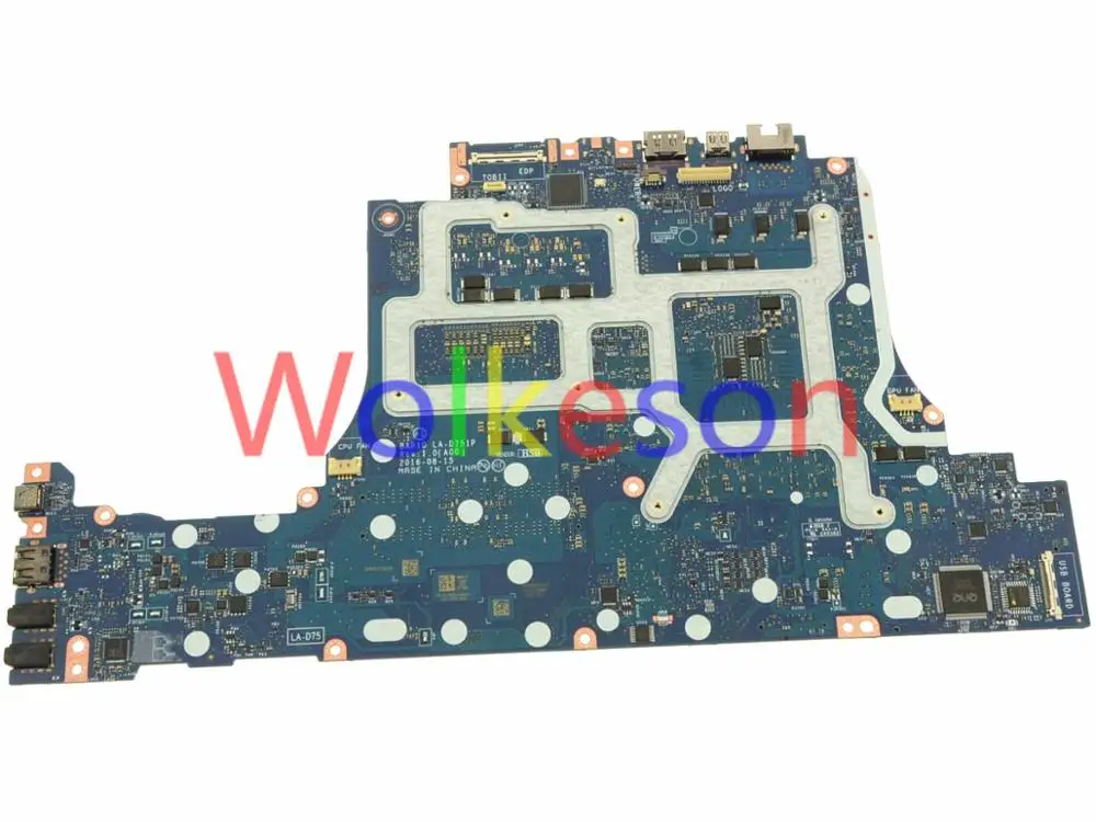 SHELI для DELL Alienware 15 R3 17 R4 Материнская плата ноутбука W/I5-7300HQ процессор GTX 1050 2G GPU CN-0CTW8D 0CTW8D CTW8D LA-D751P тест ОК