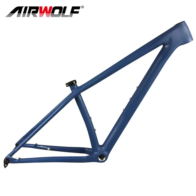 29ER BOOST Light XC MTB Carbon Frame With Seatpost Carbon Mountain Frame 29 T1000 BSA Carbon Mtb Frame S M L Bicycle Frameset Blue 4