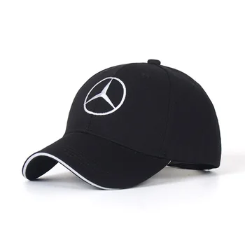 

Cotton hat Baseball hats caps Men peaked cap for Mercedes benz logo sunhat Car performance Adjustable Car Hat summer for Women