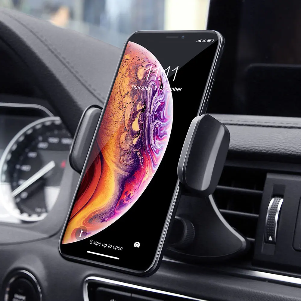 KISSCASE Car Phone Holder 360 Rotation Gravity Hands Free Stretchable Bracket In For iPhone 11 Xiaomi | Мобильные телефоны и