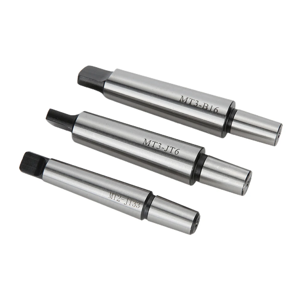 MT2-B16/JT6/JT33 Carbon Steel Collets Shank Taper Arbor CNC Machine Drill Chuck Connecting Rod Extension Milling Cutter