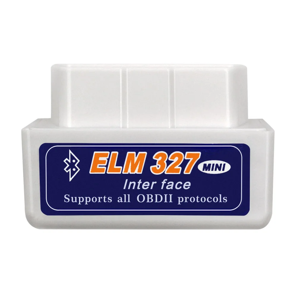 Супер Мини ELM327 Bluetooth V2.1 OBD2 ELM 327 интерфейс сканер адаптер автомобильный диагностический инструмент для Android ПК для OBDII протокол - Цвет: Синий