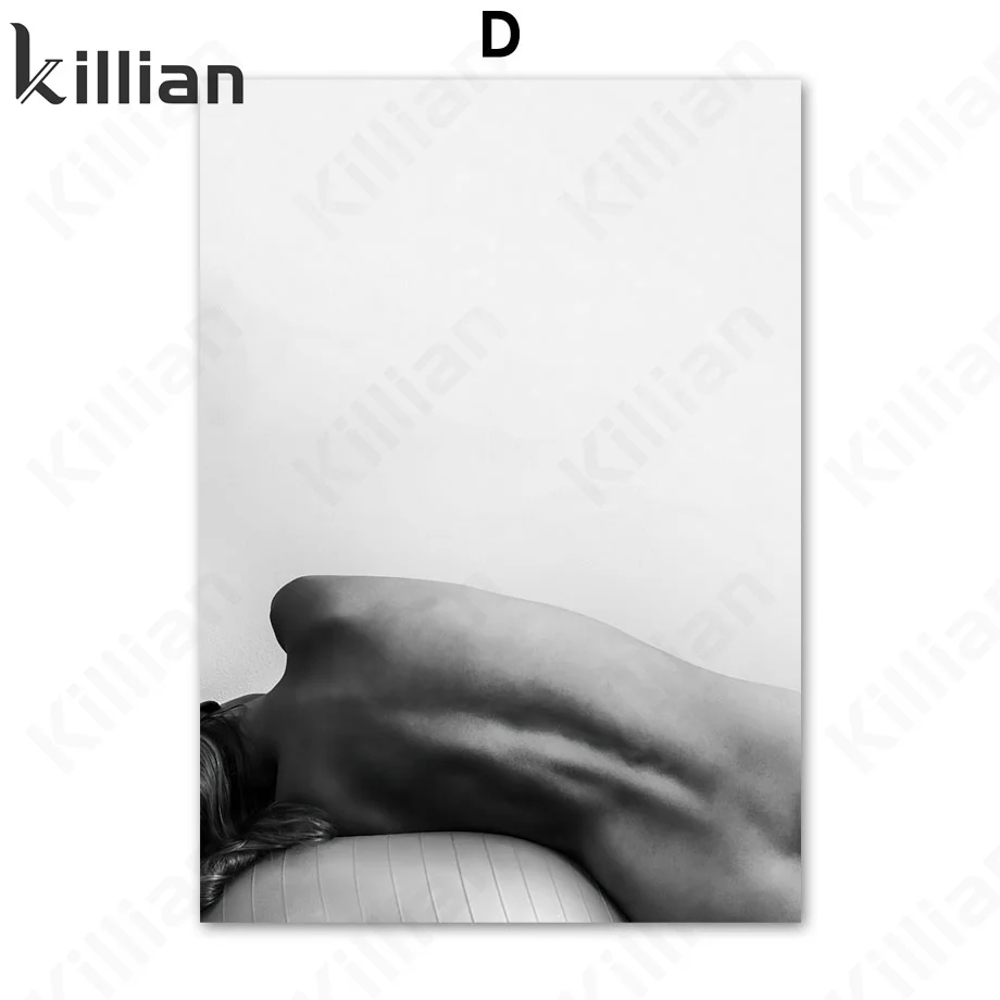 Couple Body Silhouette Hand Window Picture Wall Sticker Nordic Poster Wall Art Print Canvas Painting Decoration Picture Wall Art