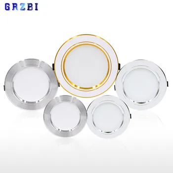 

Led Downlights 5W 9W 12W Led Ceiling Light 15W 18W Recessed Down Light Round Led Panel Light 220V LED Spot Light Indoor Lighting