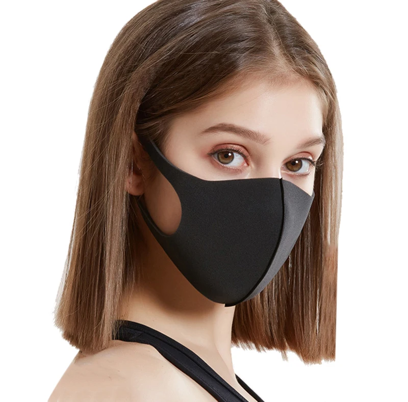 

Adult/Children PM2.5 Reusable Anti Influenza Mask, Pollen Anti Dust Mask Anti Pollution Mask Ice Elastic Earloop Face Mouth Mask