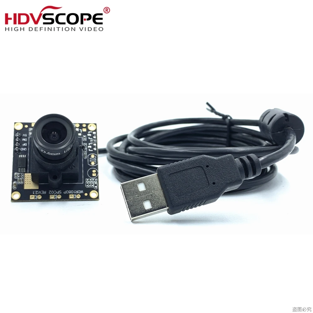 120dB Super backlight WDR Superior Low Light 2.0MP 1920*1080 CMOS AR0230 USB 2.0 High Resolution USB Camera Module 3.6mm Lens